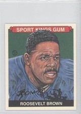 2012 Sportkings Series E Mini Rosey Brown Roosevelt Brown #232 HOF 0w6