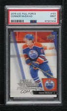 2015 Upper Deck Full Force 3D Freshman Connor McDavid PSA 9 MINT Rookie RC 14tz