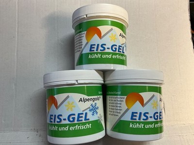  3x 250ml Eisgel Alpengold -kühlend + erfrischend für Füße, Beine 