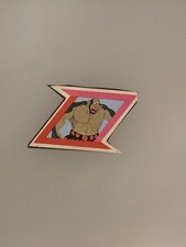 1980s Kinnikuman Muscle Brown Wrestler Red Border Japanese Fridge Magnet
