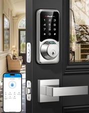 Smart Door Lock Set for Front Door, Zowill 7-...