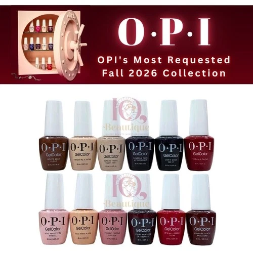 OPI Gel Polish Most Requested Fall 2026 Collection Full 12 pcs No Display
