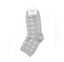 Alexander McQueen Skull Crew Socks w/ Tags Size: M Silver
