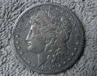1879-CC Carson City circulated U.S. Morgan  Silver  Dollar from storied Mint #2