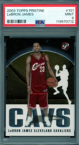 2003-04 Topps Pristine LeBron James Rookie Card RC #101 PSA 9