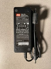 Mean Well GS60A15-P1J AC to DC Switching Adapter 100-240VAC in, 15V 4.0A Out