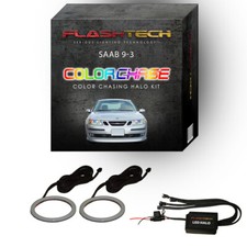 Dream Color Chasing Dynamic Led Halo Kit For 2003-2007 Saab 932016 Headlights Dream Color Chasing Dynamic Led Halo Kit For 2003-2007 Saab 932016 Headlights
