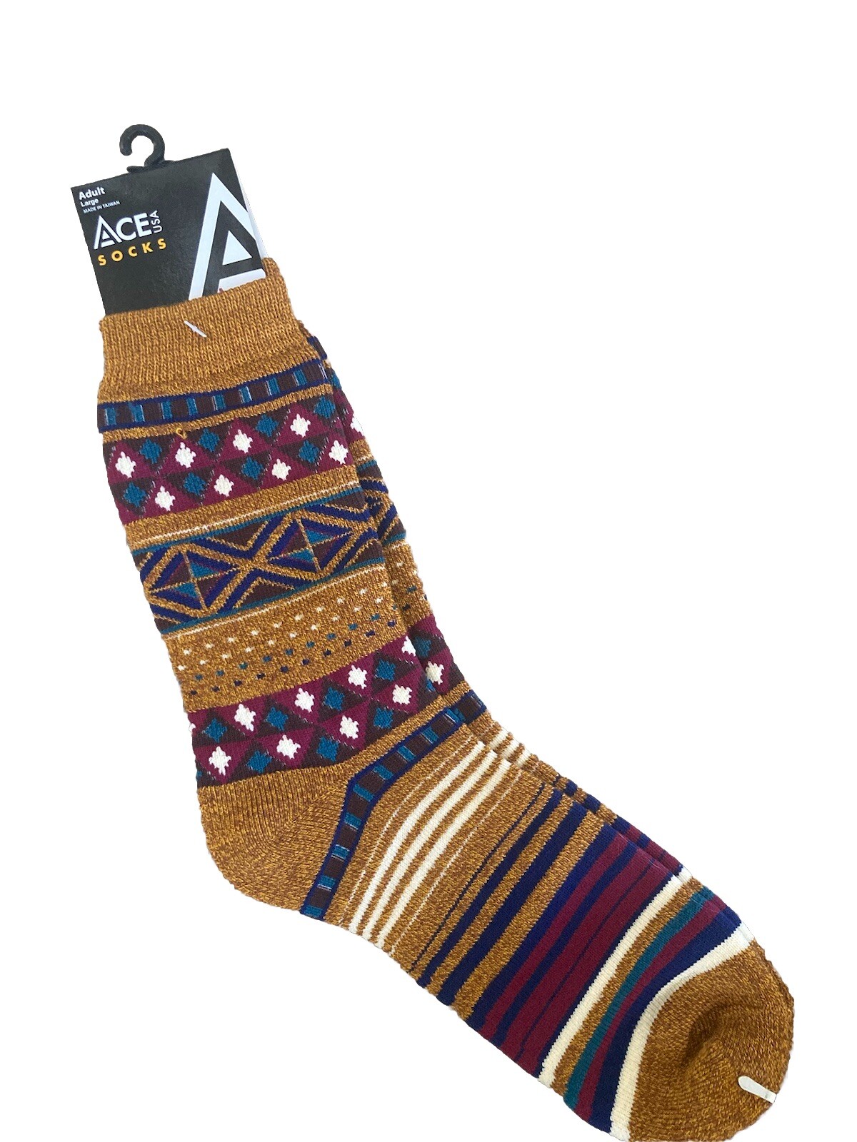 Ace USA Fairisle Ski Socks/ Blanket Socks