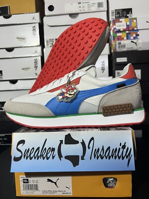 Nintendo Zapatos De Mario Bros Puma Size Puma Future Rider X