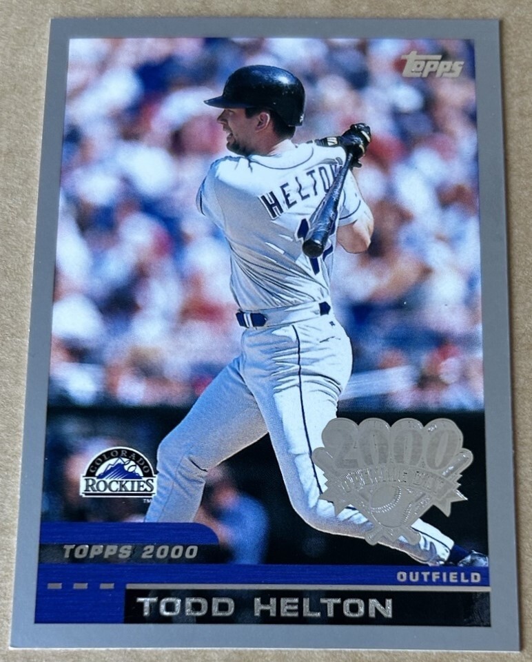 TODD HELTON HOF 2000 TOPPS OPENING DAY Card #154 NM-MT Condition