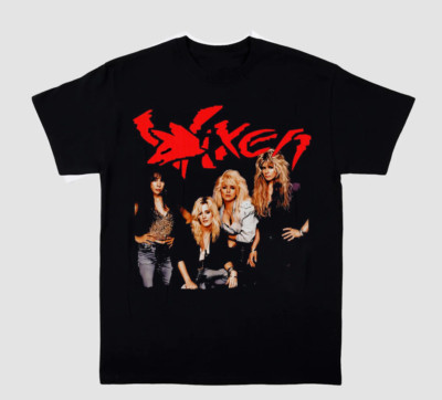 Vixen band T-Shirt Cotton Black S To 5XL Tee MO052