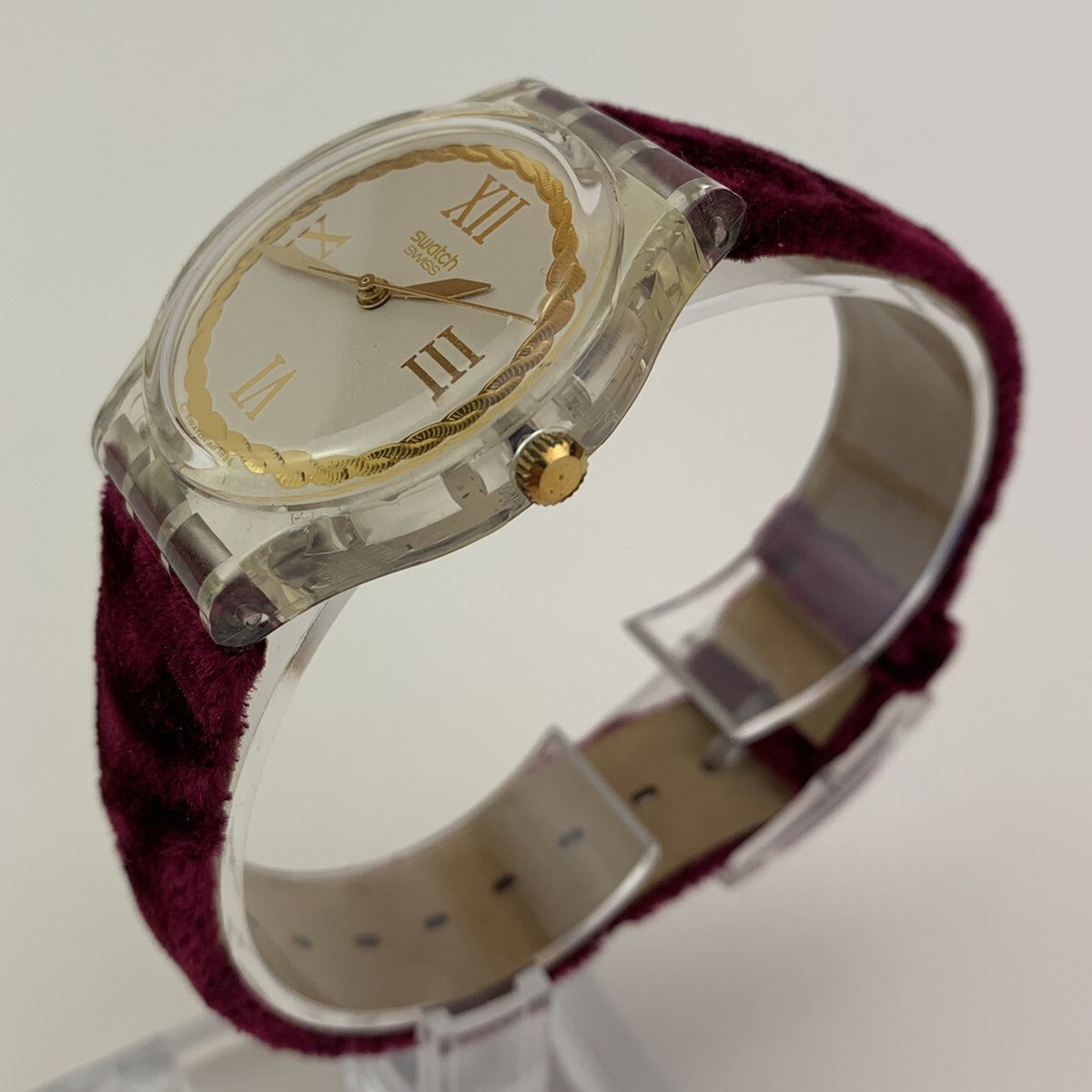 Swatch Vintage Watch 1994 Gents Saint Velour GK 203 Swiss