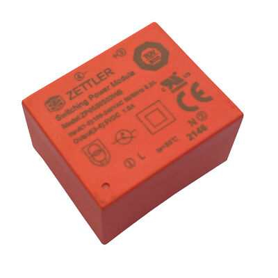 Zettler AC-DC-Industrienetzteil Geschlossen Kunststoff 5W 15V 0,33A