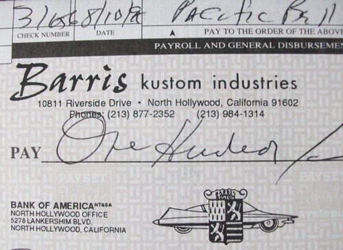 George Barris Kustom Ind. Batimóvil firmado Check Munsters Koach Hirohata Merc - Imagen 3 de 4