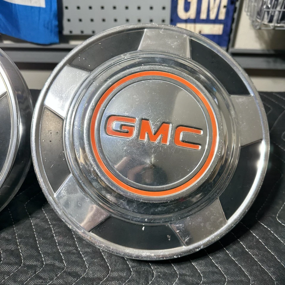 73-87 GMC Squarebody Plato para Perros 10 1/2" Juego de 2 Tapacubos C15 Camión Furgoneta 1/2 Tonelada 15' Foto 4 de 4