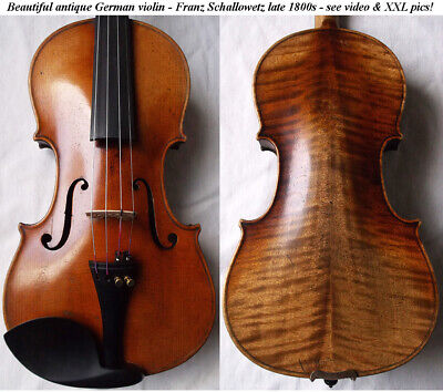 GOOD OLD GERMAN VIOLIN SCHALLOWETZ - video - RARE ANTIQUE GOOD OLD GERMAN VIOLIN SCHALLOWETZ - video - RARE ANTIQUE