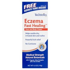 TriDerma MD Eczema Fast Healing Face and Body Lotion with Bonus Tube, 4.2 oz.. 