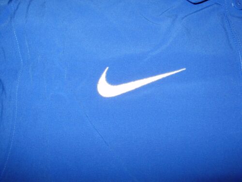 NIKE Dri-Fit Coaches Sideline DV6749-481 Blue White Golf Polo Shirt Men's Medium - Picture 4 of 10