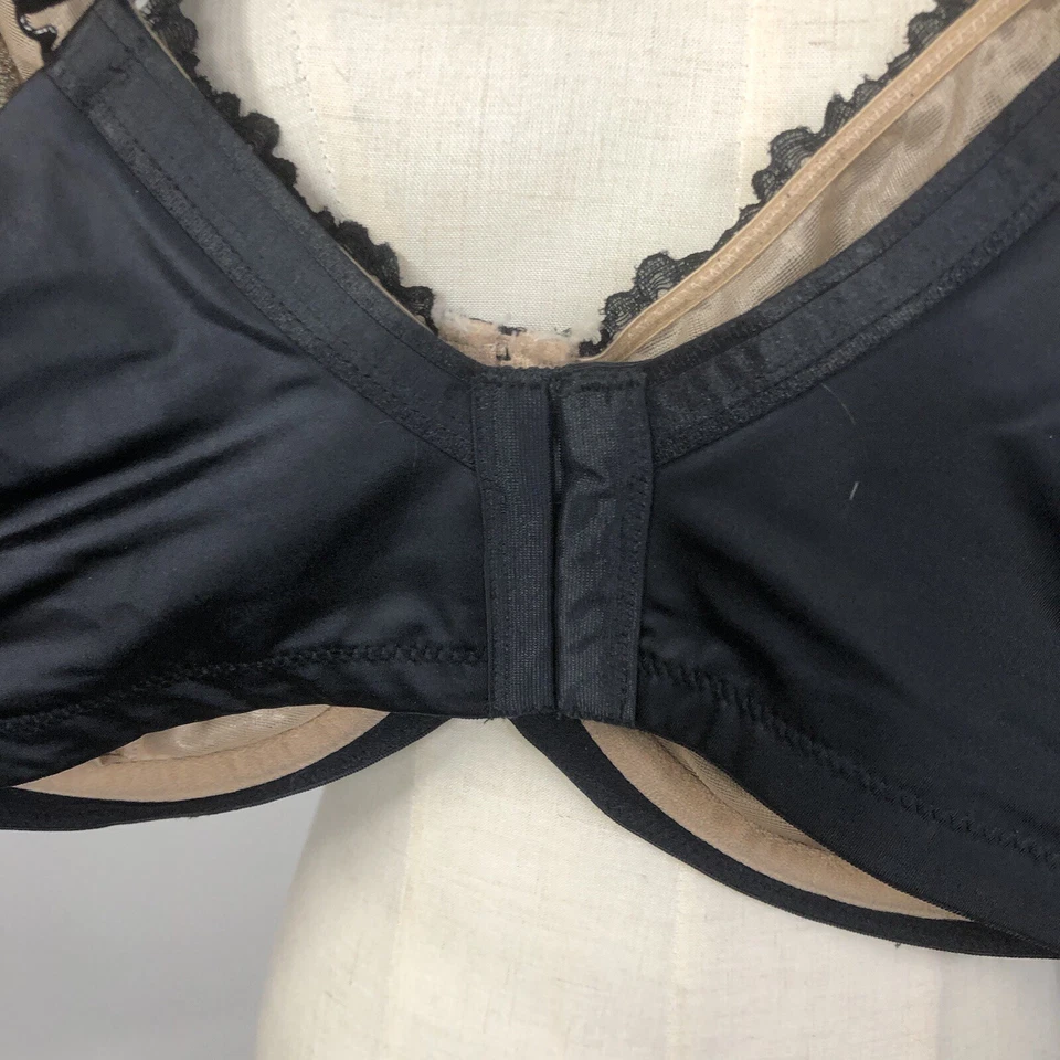 Curvy Couture Exclusively For Soma Women’s 42G Black Lace Comfort Bra - Image 3 of 4