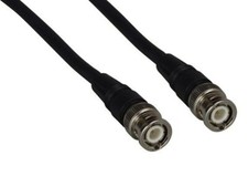 BNC M/M RG-59U Composite Video Cable - 3/6/12/25/50/75/100 ft