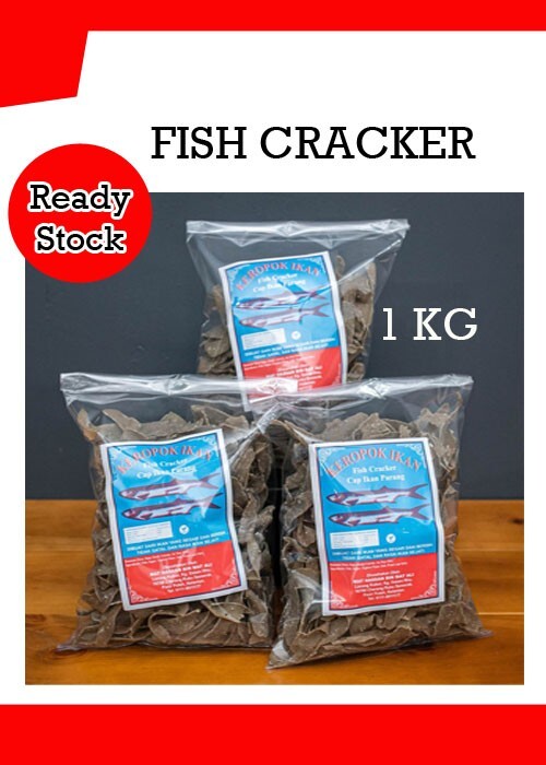 1 kg ( 2 packs) FRESH FISH CRACKERS (keropok ikan)