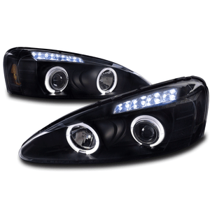 04 08 Pontiac Grand Prix Dual Halo Led Projector Headlights Lamp Image Is Loading 04 08 Pontiac Grand Prix Dual Halo Led