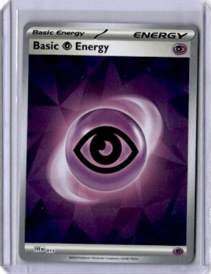 Basic Psychic Energy SVE 013 Pokemon Prismatic Evolutions Reverse Holo ...