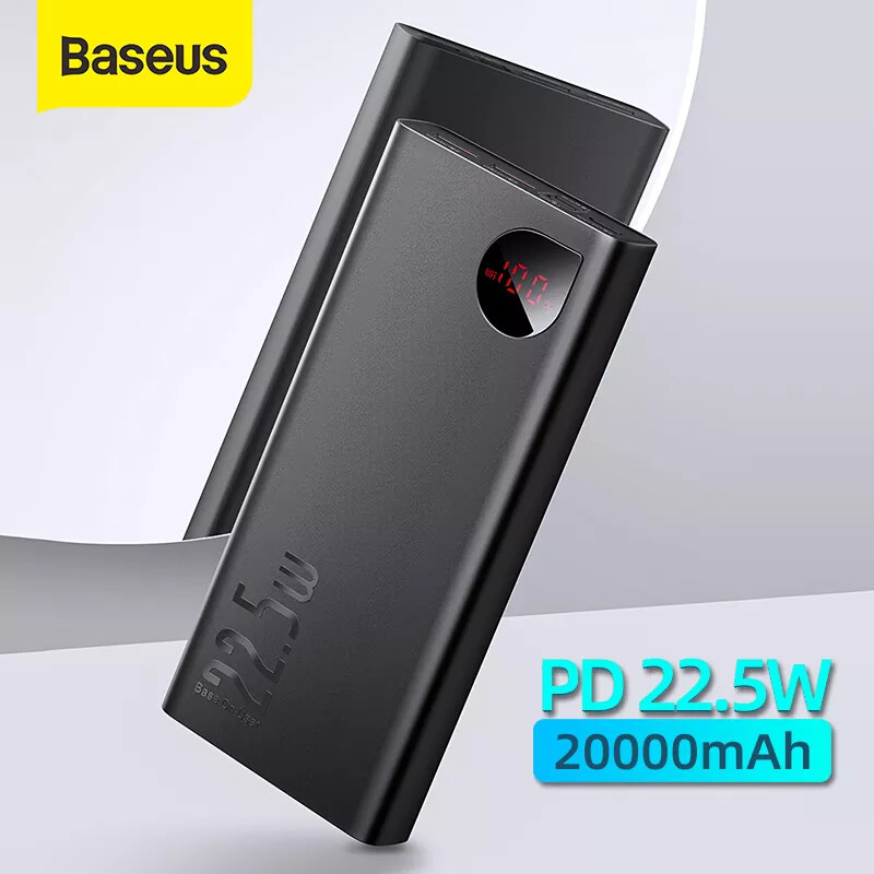 Baseus 22.5W Power Bank 20000mAh Portable Fast Charging Powerbank