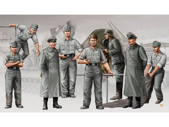 Trumpeter 00409 German Artillery Crew MöRser Karl - Soldaten 1:35-image