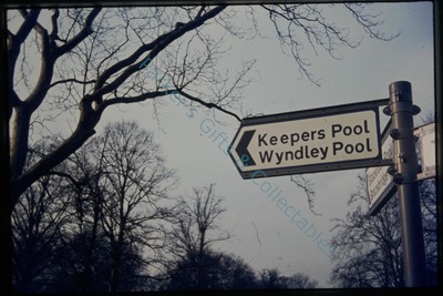 Keepers Pool Wyndley Pool Road Sign Birmingham c1960s Original 35mm ...