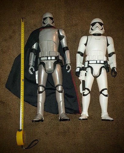 Star Wars 20" Large Captain Phasma & Storm Trooper Jakks Action (2) Figures