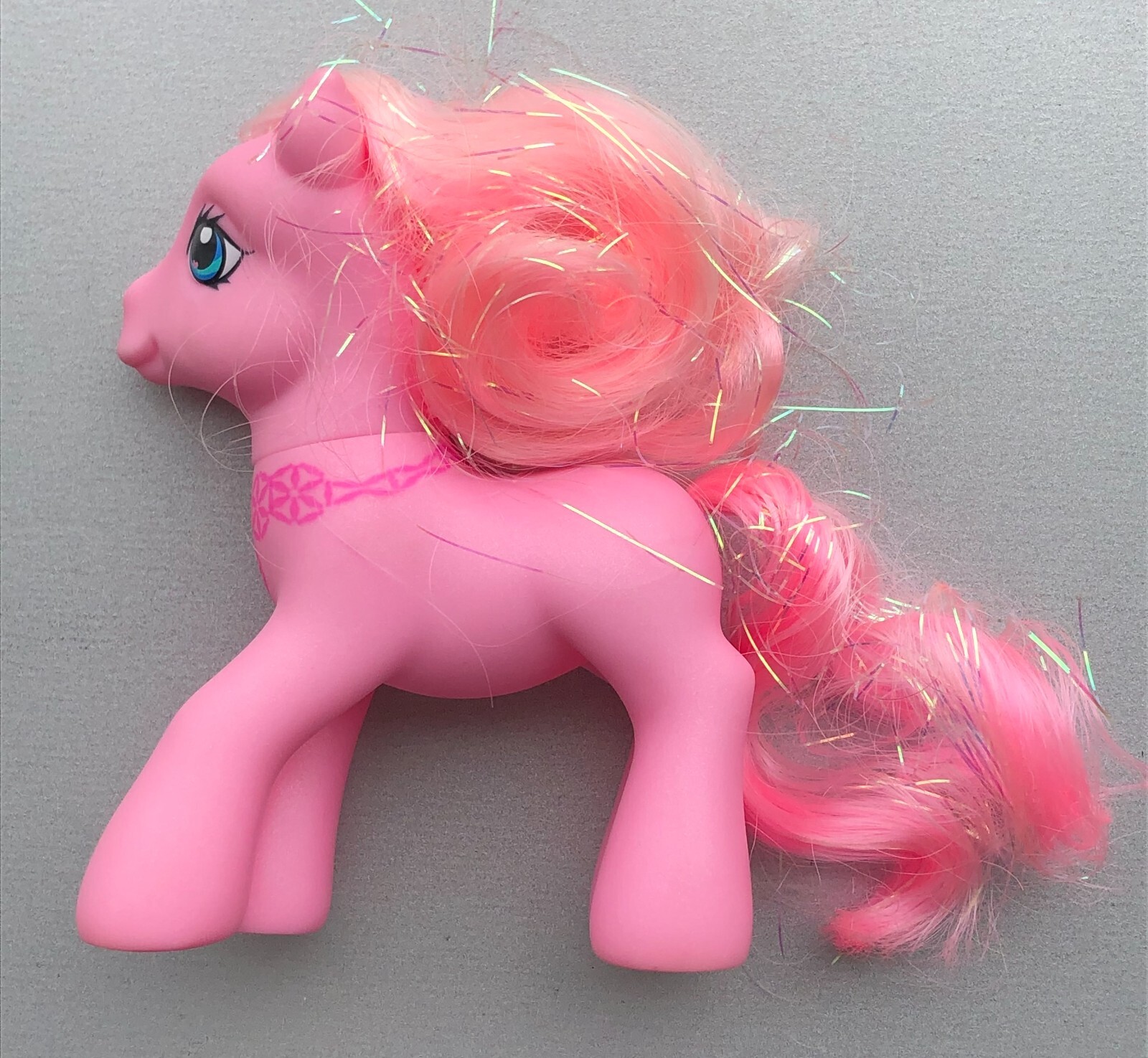 Vintage Hasbro G3 MLP My Little Pony PINKIE PIE Core Friend CROWN Pony Toy 2007