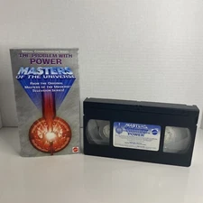 Masters Of The Universe 2001 Mattel The Problem With Power VHS Tape He-Man