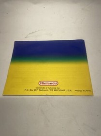 SUPERSPIKE V'BALL  World Cup ~ Nintendo NES Manual Instructions Booklet ONLY