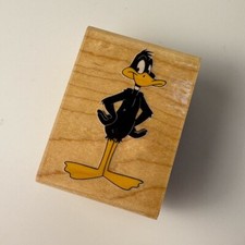 Daffy Duck Looney Tunes Rubber Stamp 1.5" X 2.25" Rubber Stampede 014-D