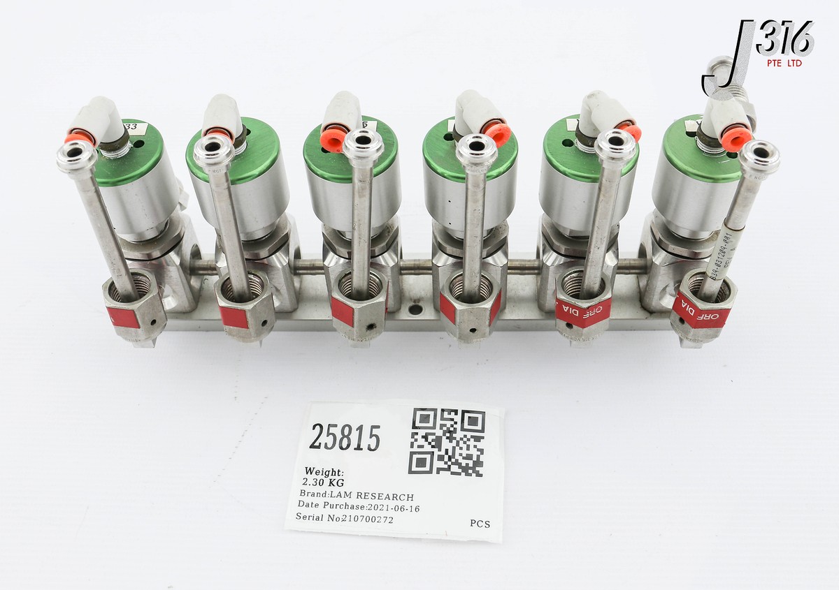 ※ハッピー※ 25815 LAM RESEARCH 6 VALVE WELDMENT MANIFOLD, 715-031199-001 839