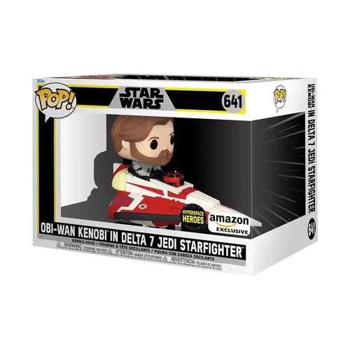 Obi-Wan Kenobi Delta 7 Jedi Starfighter Funko Pop 641 AMAZON exclusive brand new