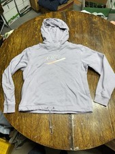 Nike Hoodie With Logo Pullover Purple Color Women s Size Small