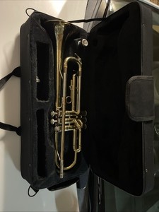 Antique Pan American Cornet  As is With Original Case
