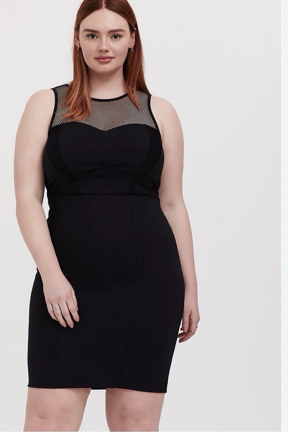 Rare 2015 Torrid Her Universe Marvel Black Widow Dress Mesh Bodycon Plus Size 16