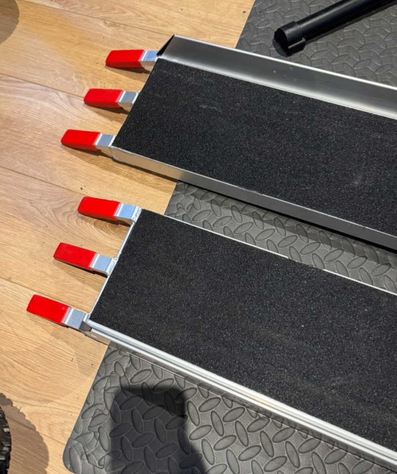 Mobility Scooter Loading Ramps for Car Boot - Pair/Kit 2.2m Electric ...