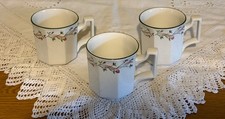 Johnson Brothers Eternal Beau SET OF 3 MUGS / Beakers Half Pint Size VGC