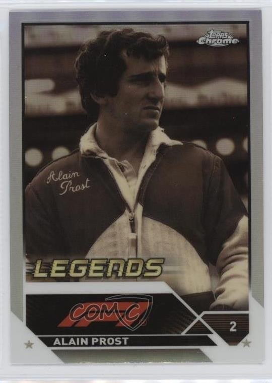 2023 Topps Chrome Formula 1 F1 Legends Refractor Alain Prost #196 HOF 15ue