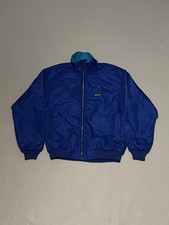 Vintage 90s Patagonia USA Made Blue Fleece Lined Bomber Jacket Women  s 12