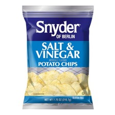 Snyder of Berlin Salt and Vinegar Potato Chips 7.5 oz 6 Bags