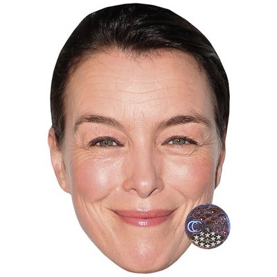 Olivia Williams Celebrity Mask, Flat Card Face, Fancy Dress Mask