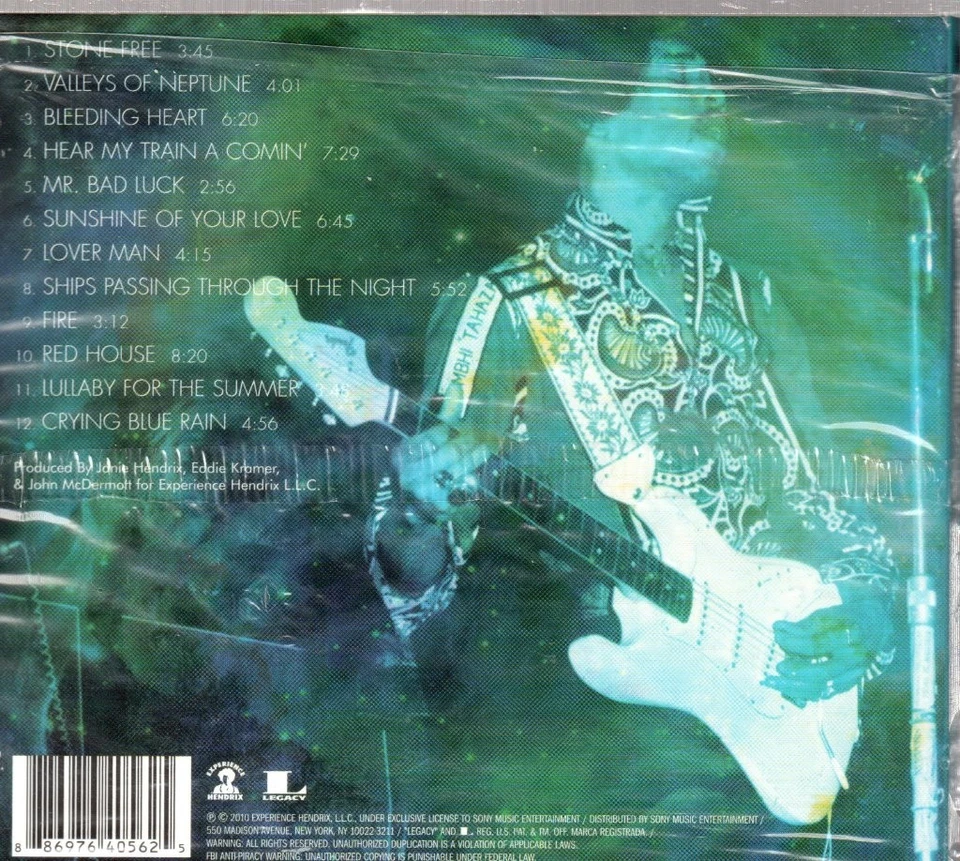 Jimi Hendrix Valleys Of Neptune CD Europa Experience Hendrix 2010 Im Digipak - Bild 2 von 2