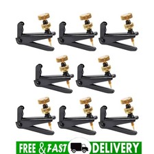 8pcs Violin Fine Tuners for 4/4  3/4 Stainless Metal String Spinner Adjuster