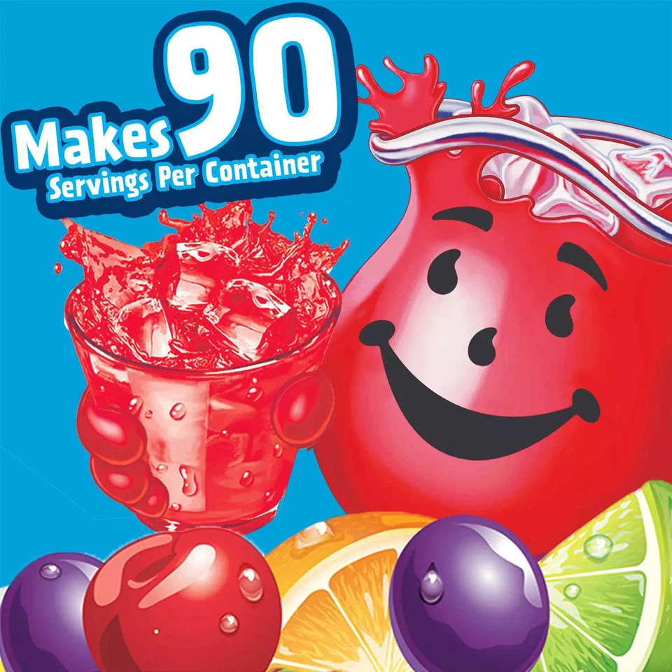 2 Pack - Kool-Aid Sweetened Tropical Punch Powdered Drink Mix 82.5 oz. - Image 4 of 4