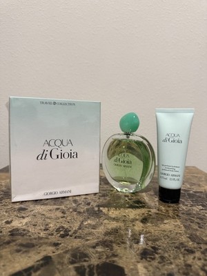Giorgio Armani Acqua Di Gioia Women's Gift Set Eau de Parfum lotion New Authenti